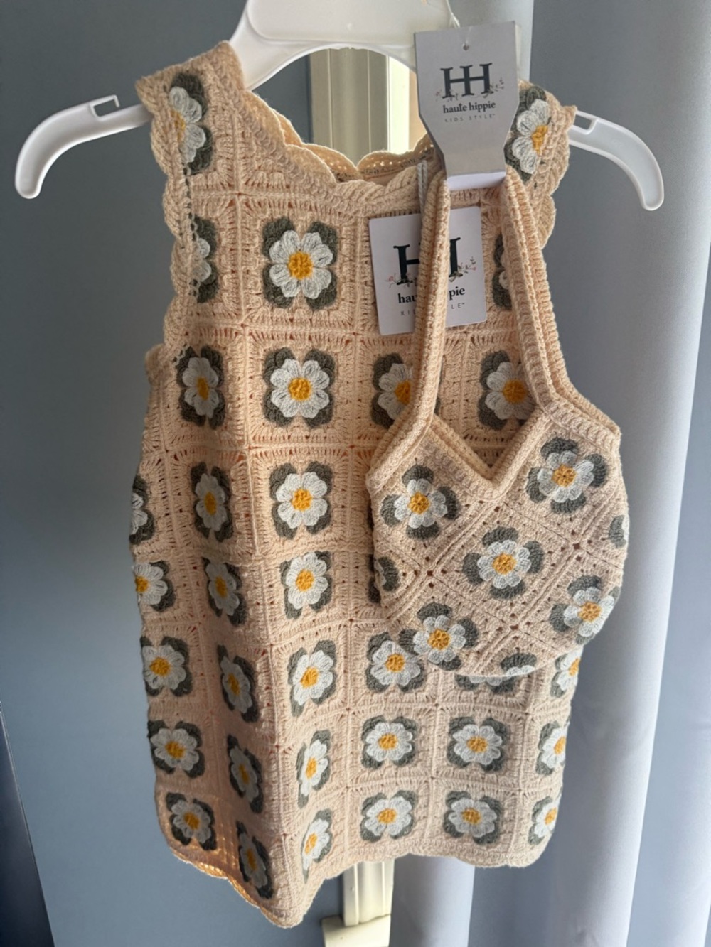 Haute Hippie 2T Girls' Crochet Daisy Dress NWT